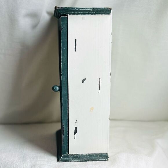 Rose Cottage French Farm Small Wall Table Cabinet - Picture 2 of 8